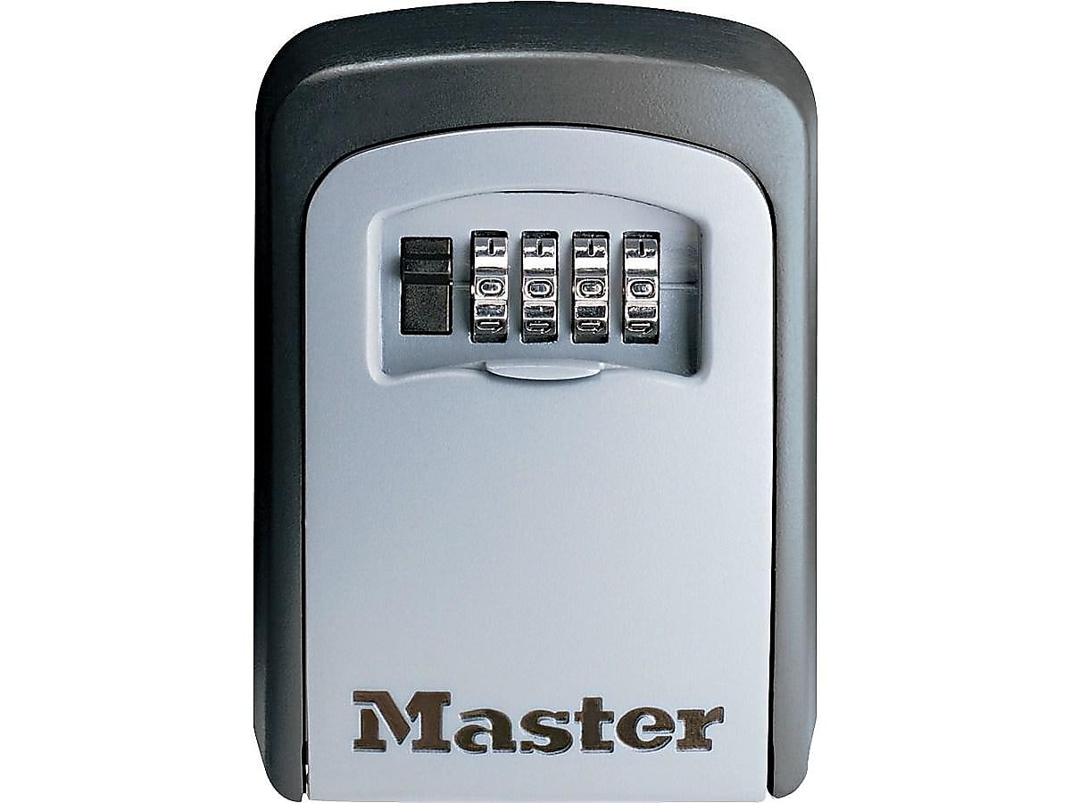 Master Lock 5-Key Combination Safe, Black/Silver (5401D)