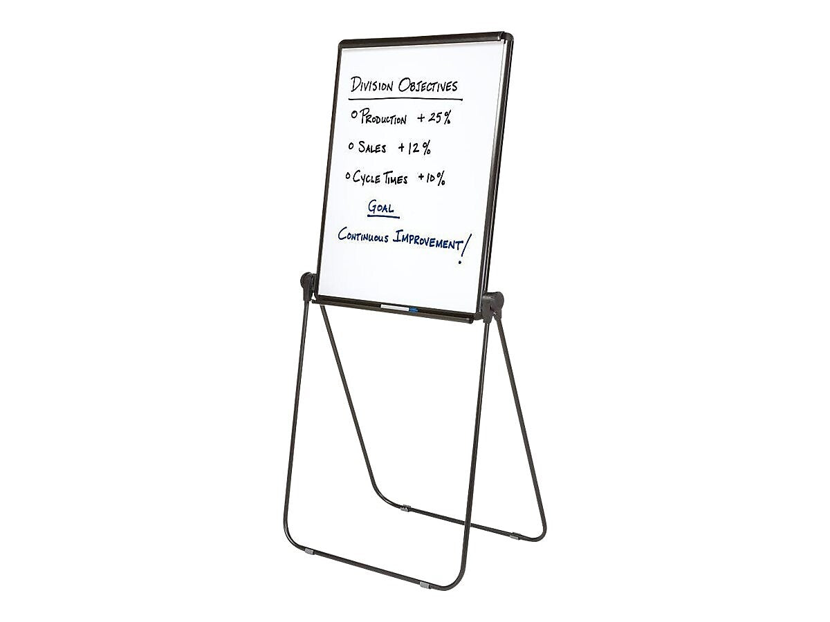 Quartet Ultima Dry Erase Easel, 70", Black Steel (101EL/28216-US)
