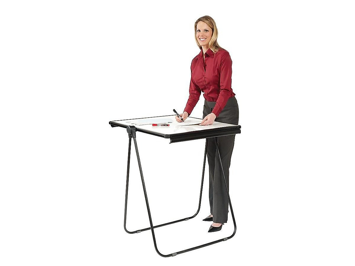Quartet Ultima Dry Erase Easel, 70", Black Steel (101EL/28216-US)