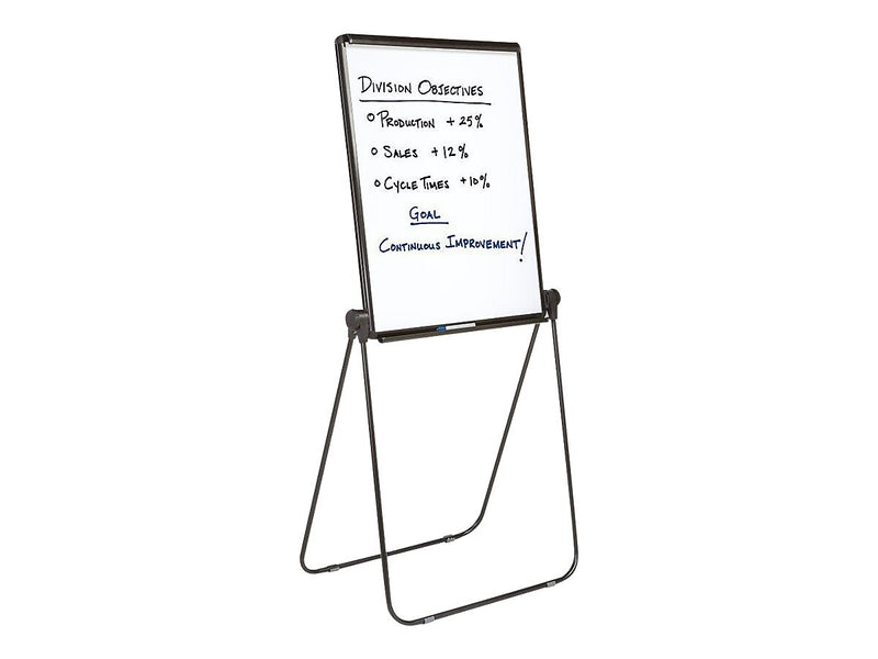 Quartet Ultima Dry Erase Easel, 70", Black Steel (101EL/28216-US)