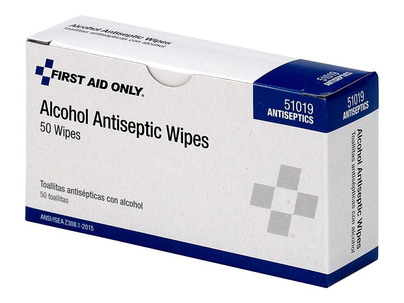 PhysiciansCARE® Individual Alcohol Prep Pads,  50/Box