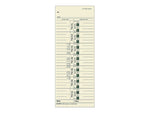 TOPS Time Cards for Acroprint 125, 150, 175, ES700, ES900, ESP180, Amano PIX/TCX, Lathem 900E, 1200 Time Clocks, 500/Box