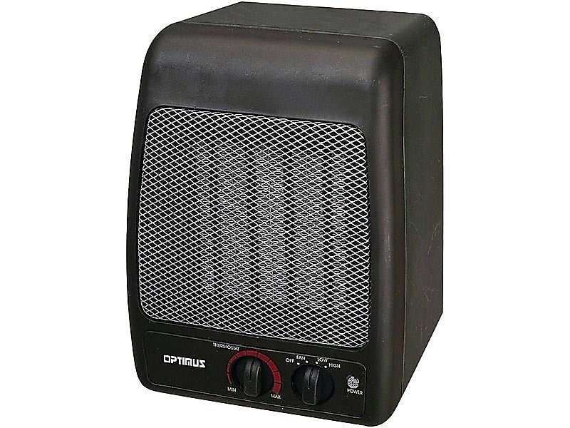 Optimus 1500-Watt 5118 BTU Portable Ceramic Electric Heater, Black (93578893M)