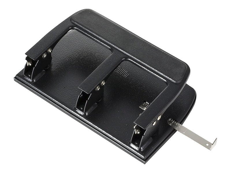 Officemate Heavy Duty  3-Hole Punch with Padded Handle, 40 Sheet Capacity, Black (90089)