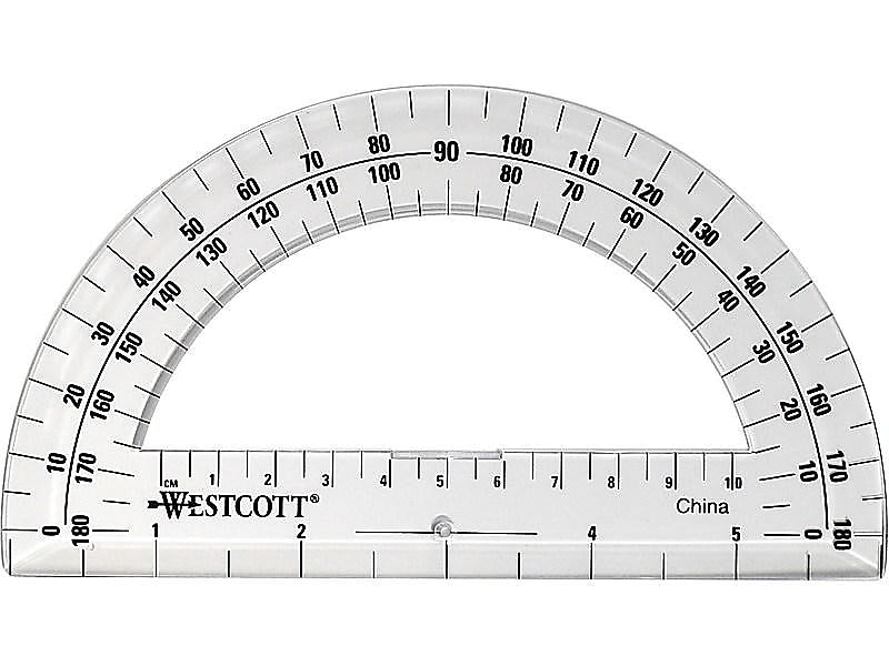 Westcott 6" 180° Protractor (11200-PARENT)