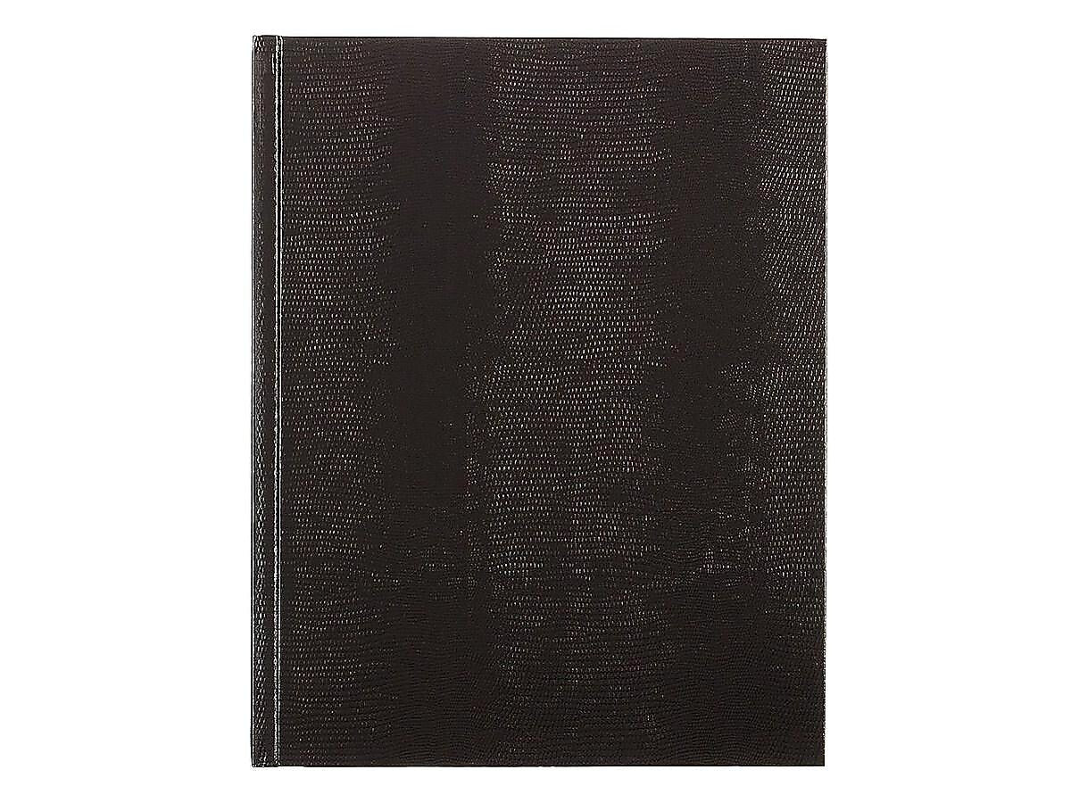 Blueline Executive Hardcover Journal, 8.5" x 10.75", College Ruled, Black, 150 Pages (A10.81)
