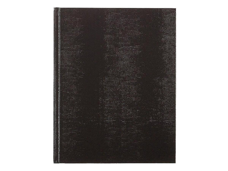 Blueline Executive Hardcover Journal, 8.5" x 10.75", College Ruled, Black, 150 Pages (A10.81)