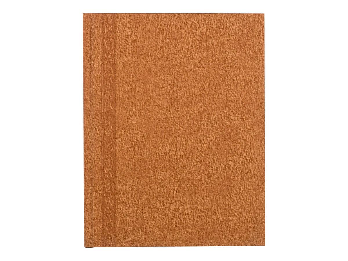 Blueline Da Vinci Hardcover Journal, 7.25" x 9.25", College Ruled, Tan, 150 Pages (A8005)