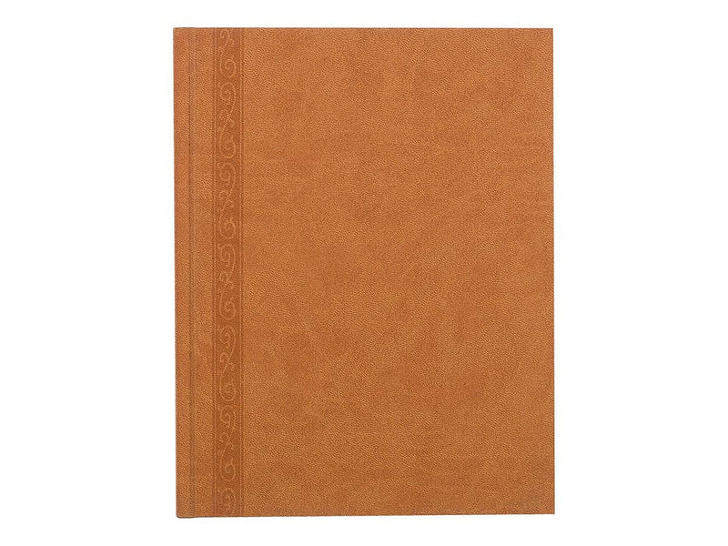 Blueline Da Vinci Hardcover Journal, 7.25" x 9.25", College Ruled, Tan, 150 Pages (A8005)