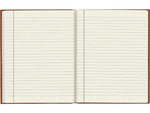 Blueline Da Vinci Hardcover Journal, 7.25" x 9.25", College Ruled, Tan, 150 Pages (A8005)
