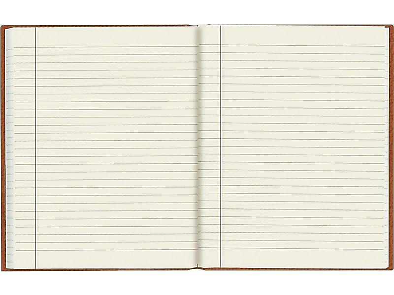 Blueline Da Vinci Hardcover Journal, 7.25" x 9.25", College Ruled, Tan, 150 Pages (A8005)