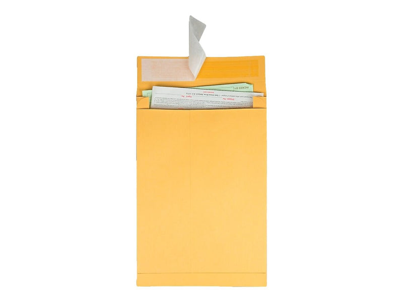 Quality Park Self Seal Kraft Catalog Envelopes, 10"L x 13"H, Brown, 25/Pack (QUA93336)