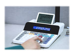 Sharp Paperless (EL-1901) 12-Digit Desktop Calculator, White