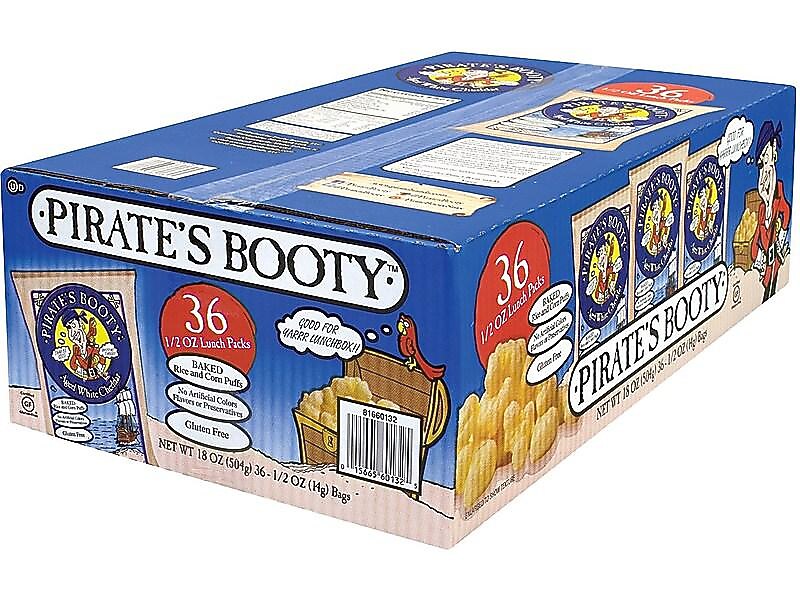 Pirate's Booty Cheese Popcorn, .5 oz., 36/Box (220-00092)