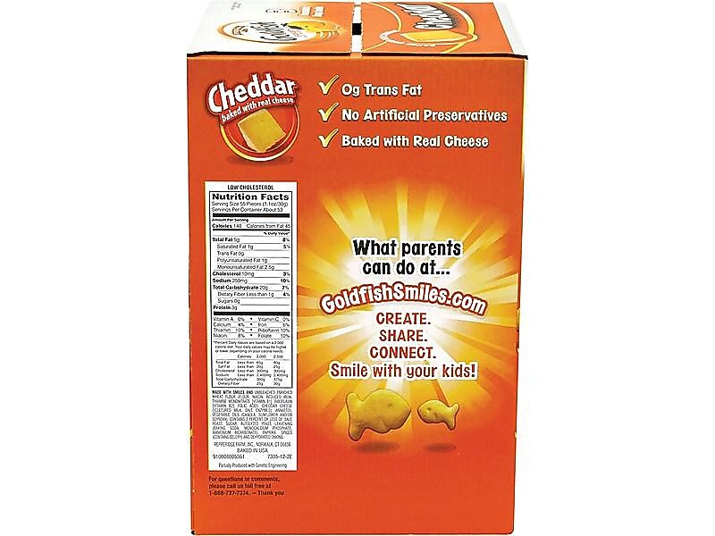 Goldfish Cheddar Crackers, 58 oz., 3 Packs/Box (220-00430)