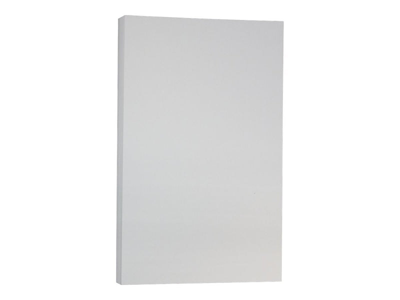 JAM Paper Vellum Bristol 67 lb. Cardstock Paper, 8.5" x 14", Gray Vellum Bristol, 50 Sheets/Pack (16928442)