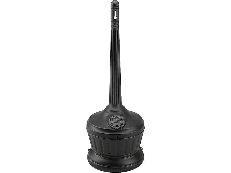 Commercial Zone Smokers' Outpost Standard Outdoor Ash Urn, 4 Gallon, Black (711301)