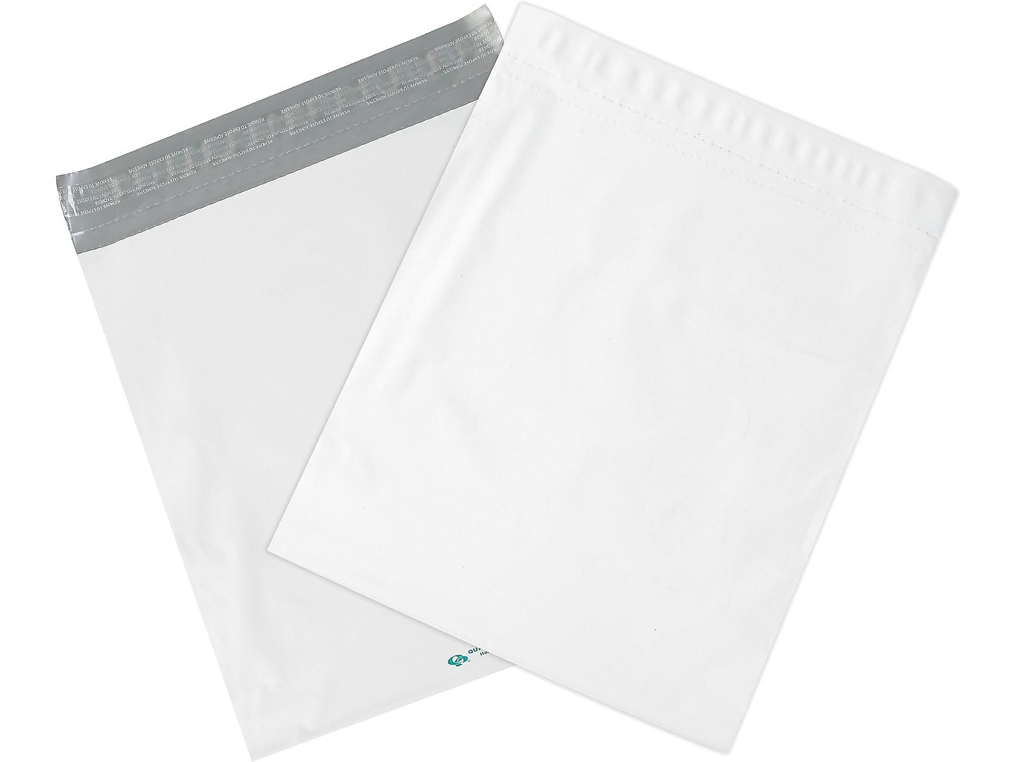 Partners Brand Peel & Seal Expansion Poly Mailer, 10" x 13", White, 100/Carton (EPM10132)