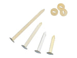 Officemate Round Head Fasteners, Gold, 100/Box (99816)