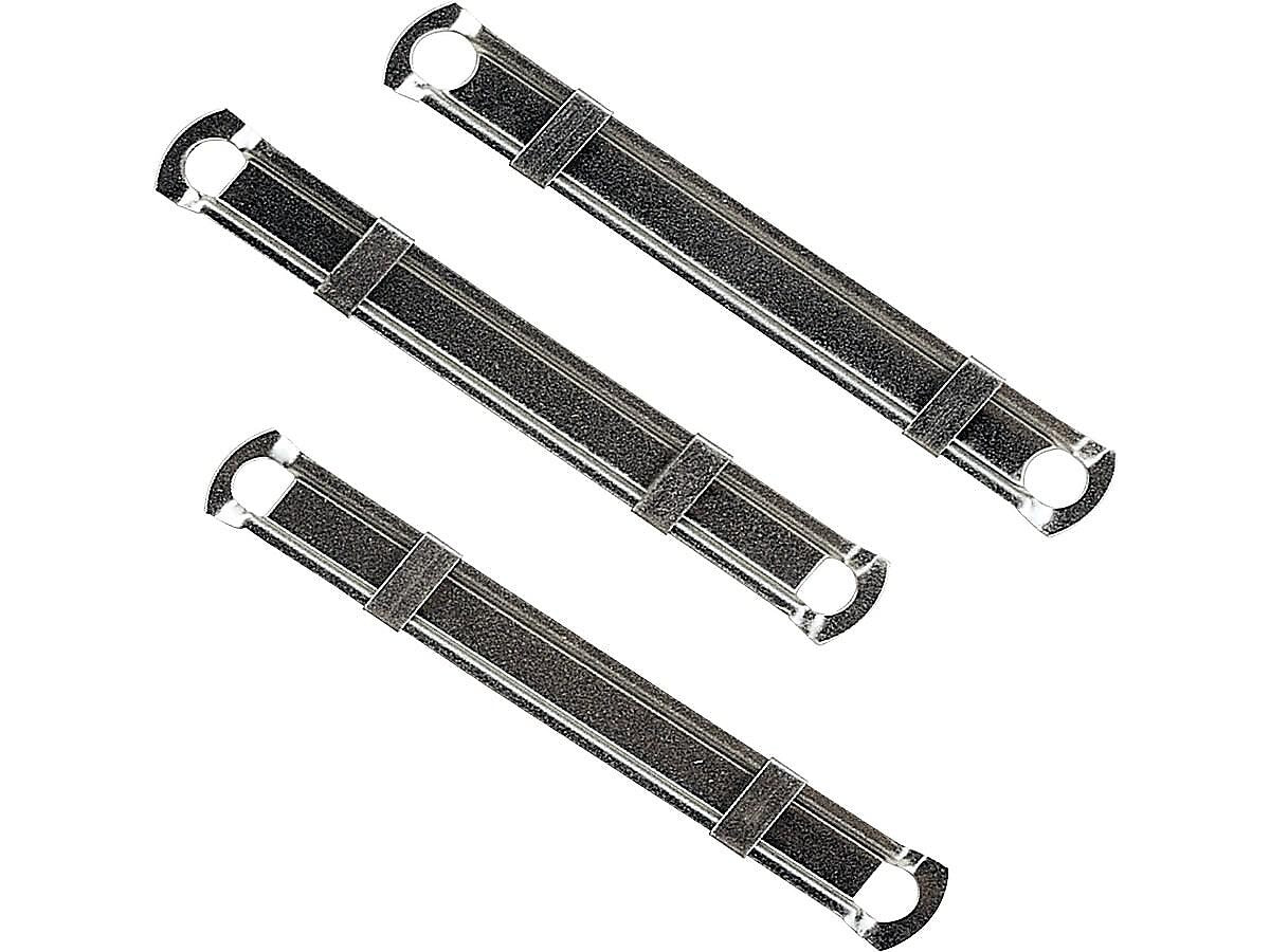 Officemate Prong Fastener Compressors, Silver, 100/Box (99855)