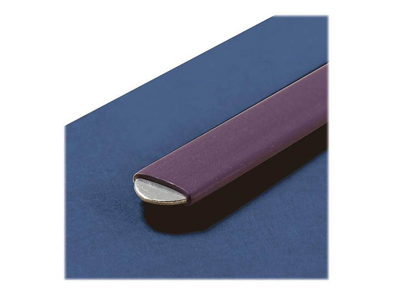 Smead Pressboard Classification Folders, Letter Size, 2 Dividers, Dark Blue, 10/Box (14077)