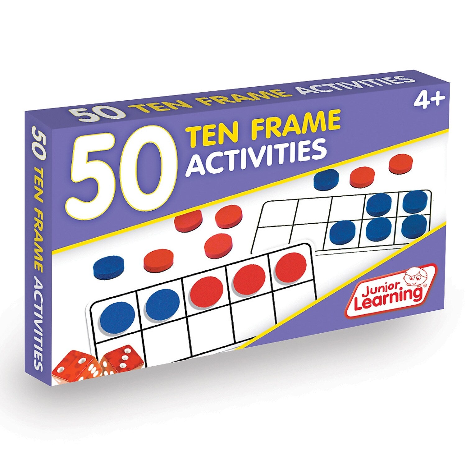 Junior Learning 50 Ten Frame Activities, Grades K-3 (JRL321)