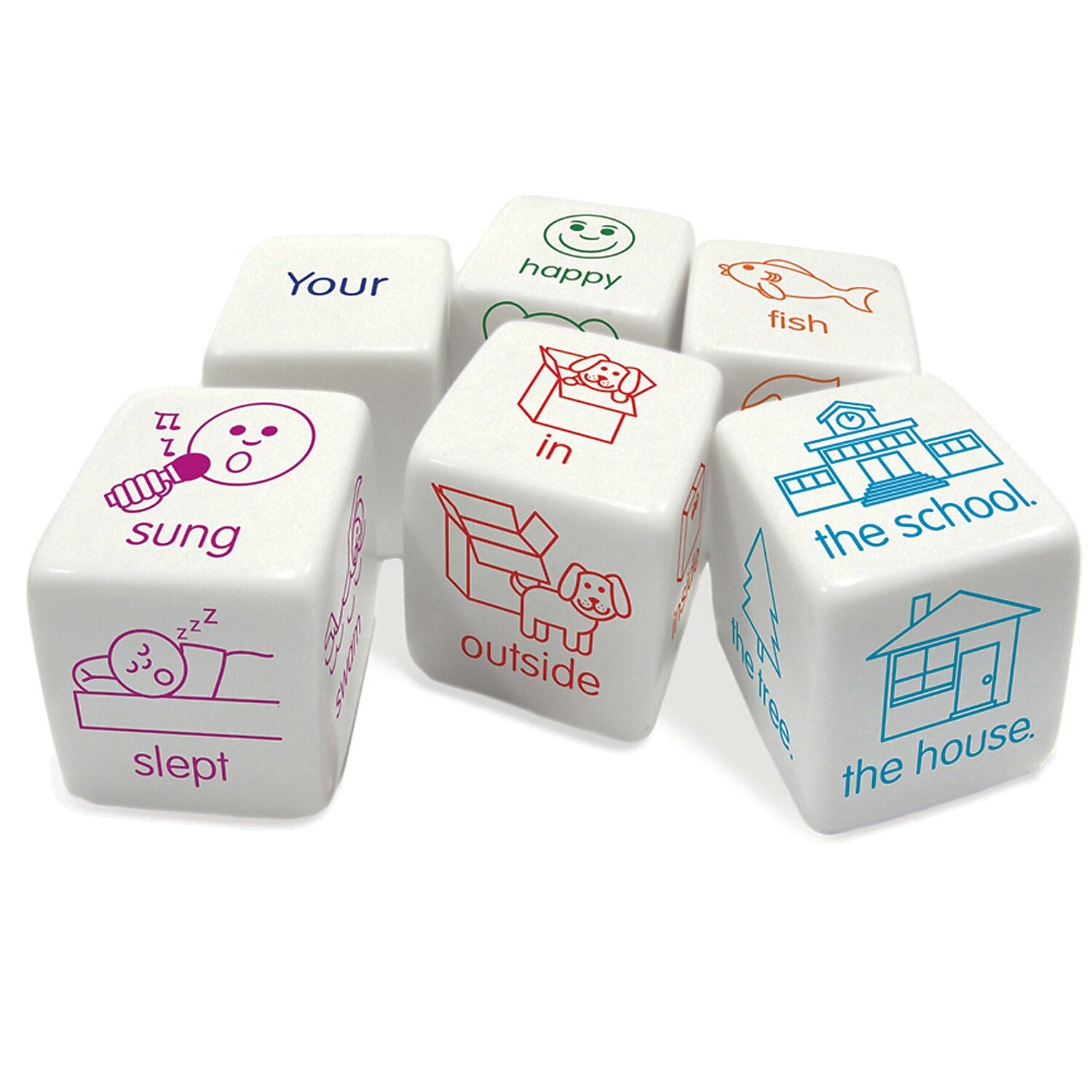 Junior Learning Sentence Dice, Grades 1-5 (JRL530)