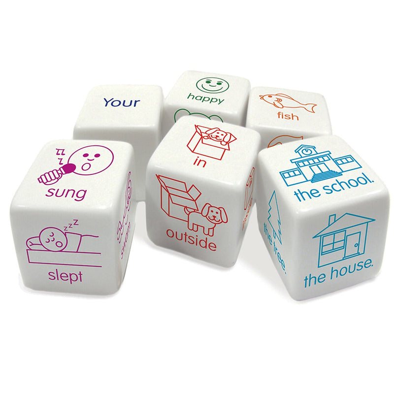 Junior Learning Sentence Dice, Grades 1-5 (JRL530)