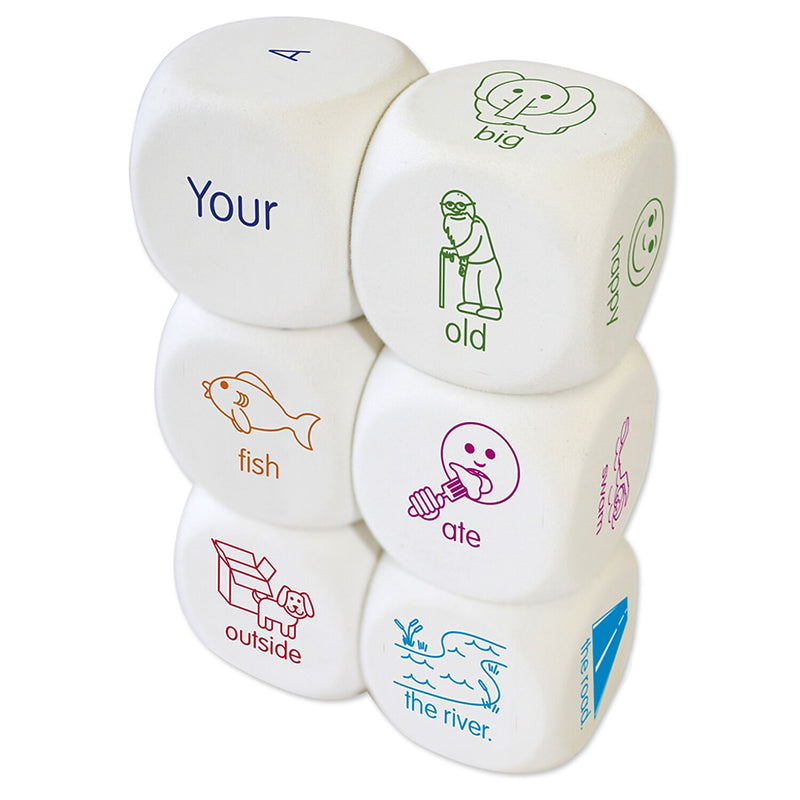 Junior Learning Sentence Dice, Grades 1-5 (JRL530)