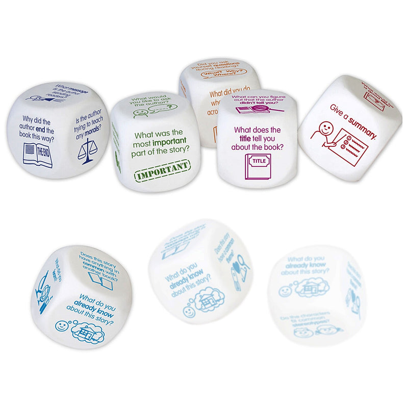 Junior Learning Comprehension Dice, Grades 2-6 (JRL531)