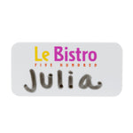 Full Color Erasable Name Badge, 1-1/2" x 3", Qty 1