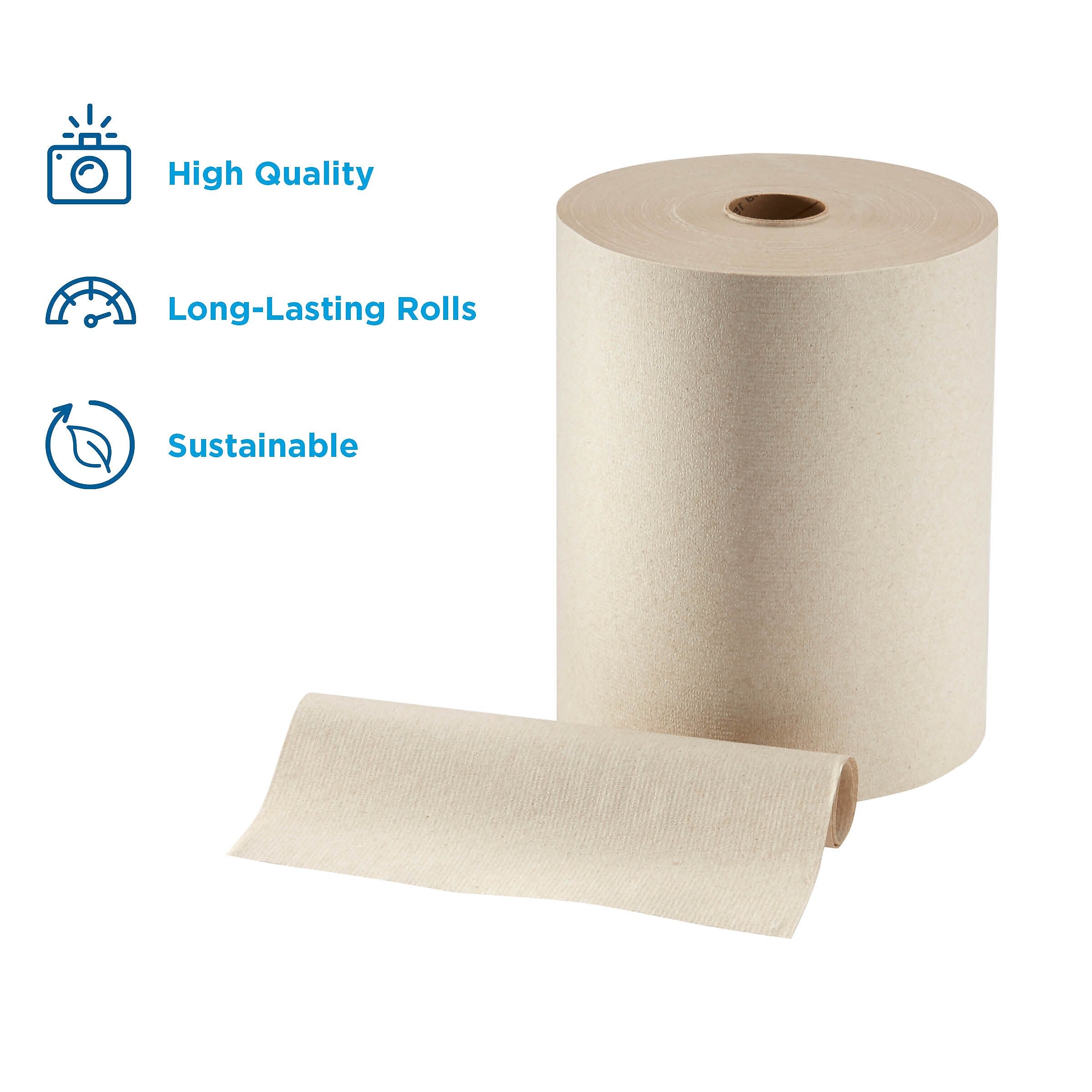 enmotion Recycled Hardwound Paper Towels, 1-ply, 800 ft./Roll, 6 Rolls/Carton (89480)