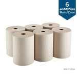 enmotion Recycled Hardwound Paper Towels, 1-ply, 800 ft./Roll, 6 Rolls/Carton (89480)