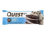 Quest Gluten Free Cookies & Cream Protein Bar, 2.12 oz, 12/Box (QUN00018)