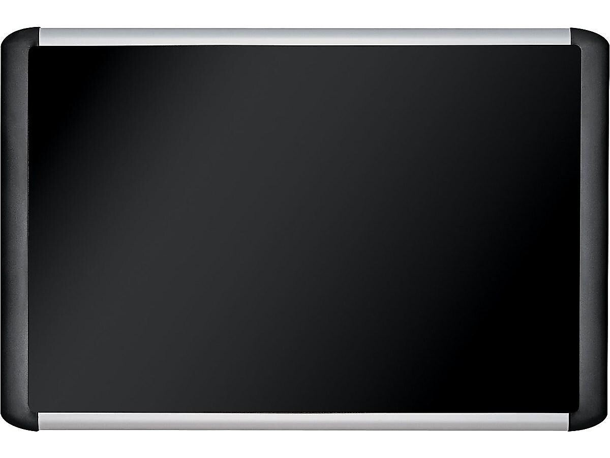 MasterVision MVI Softtouch Fabric Bulletin Board, Black Frame, 3'H x 4'W ( MVI050301 )