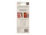 Velcro Brand Industrial Strength Extreme 1" x 4" Hook & Loop Fastener Strips, Titanium, 10/Pack (90812)