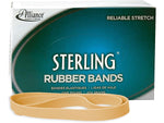 Alliance Sterling Multi-Purpose #107 Rubber Bands, 7" x 5/8", 50/Pack (25075)