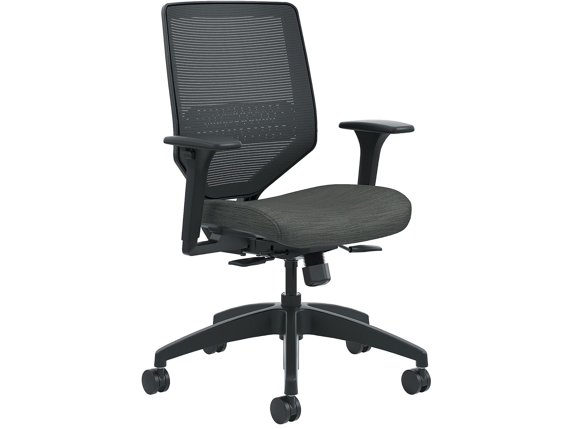 HON Solve Mesh Back Fabric Computer and Desk Chair, Ink (HONSVM1ALC10TK)
