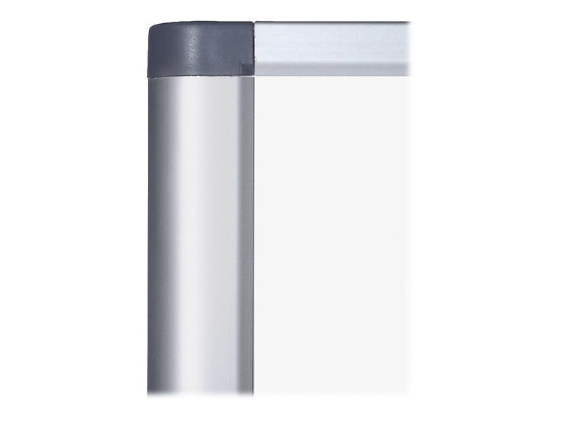MasterVision Evolution Lacquered Steel Dry-Erase Whiteboard, Aluminum Frame, 4' x 3' (BVCQR5203)