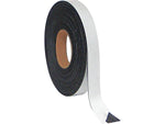 MasterVision Magnetic Self Adhesive Tape, 1"W x 600"L, Black (FM2021)