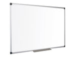 Bi-Office Maya Lacquered Steel Dry-Erase Whiteboard, Anodized Aluminum Frame, 3' x 2' (MA0307170)