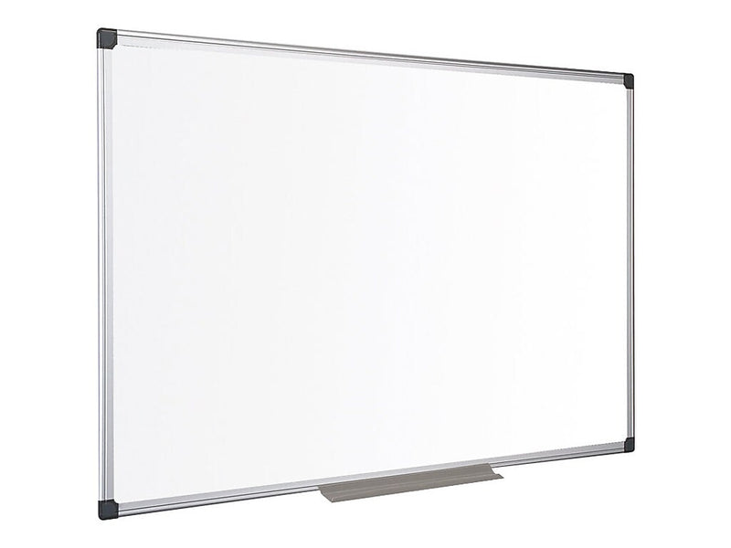 Bi-Office Maya Lacquered Steel Dry-Erase Whiteboard, Anodized Aluminum Frame, 3' x 2' (MA0307170)
