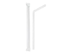 Berkley Square White Polypropylene Straws, 400/Box, 25/Case (1245100)