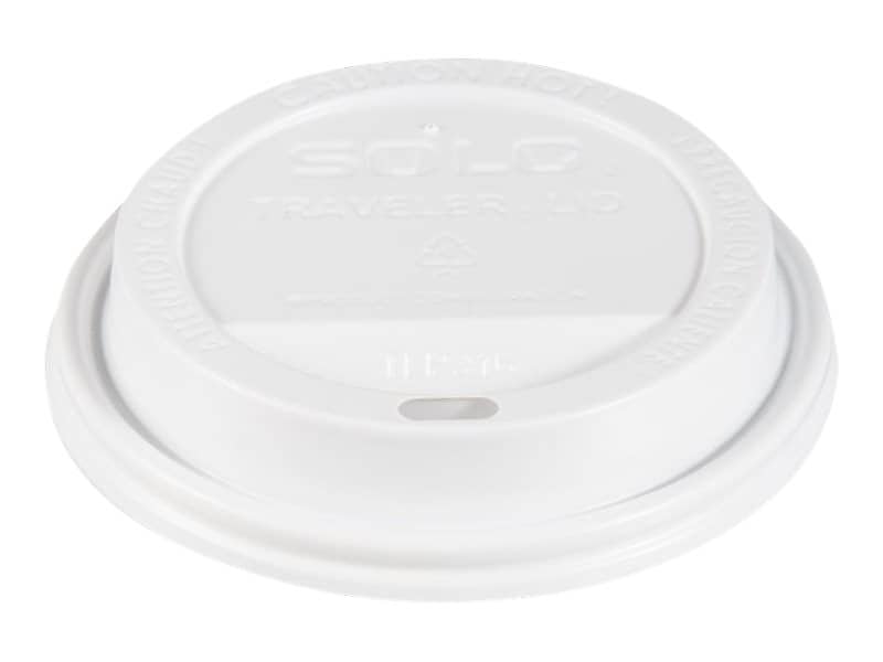 Solo Traveler Lids, White, 1000/Carton (TLP316-0007)