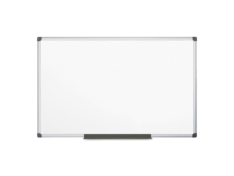 MasterVision Maya Super Value Porcelain Dry-Erase Whiteboard, Aluminum Frame, 8' x 4' (CR1501170MV)