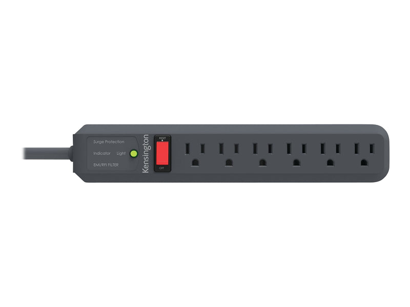 Kensington Guardian 6-Outlet Surge Protector, 15' Cord (K38215NA)