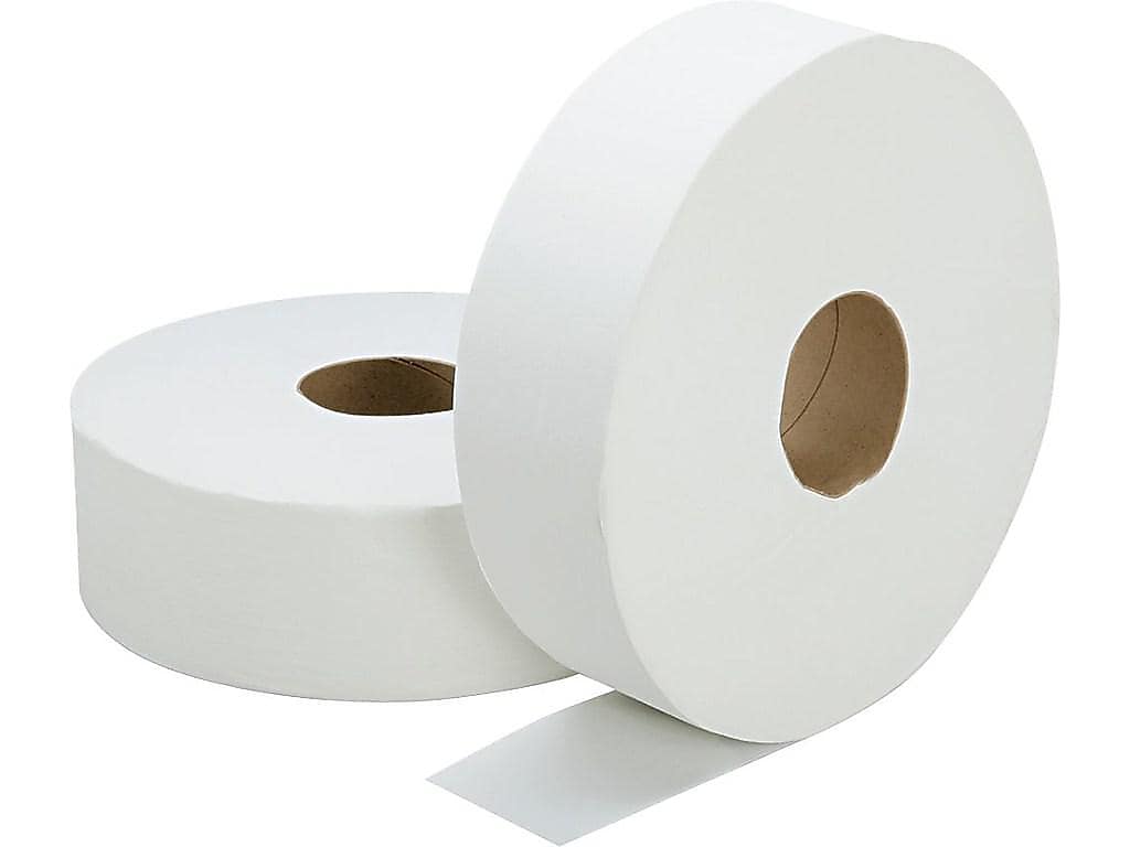 AbilityOne SKILCRAFT 2-Ply Jumbo Toilet Paper, White, 6 Rolls/Box (8540-01-590-9068)