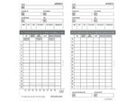 uPunch Time Card for HN4000 Time Clock, 100/Pack (HNTCL2100)