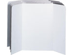 Pacon Cardboard Presentation Board, 36" x 48", White/Kraft Natural, 24/Carton (3763)