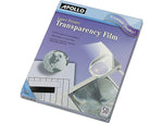 Apollo Laser Printer Transparency Film, 8.5" x 11", 50/Pack (CG7060)